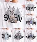 Winter Frozen Shirt, Disney Characters Tee, Matching Family product image 1