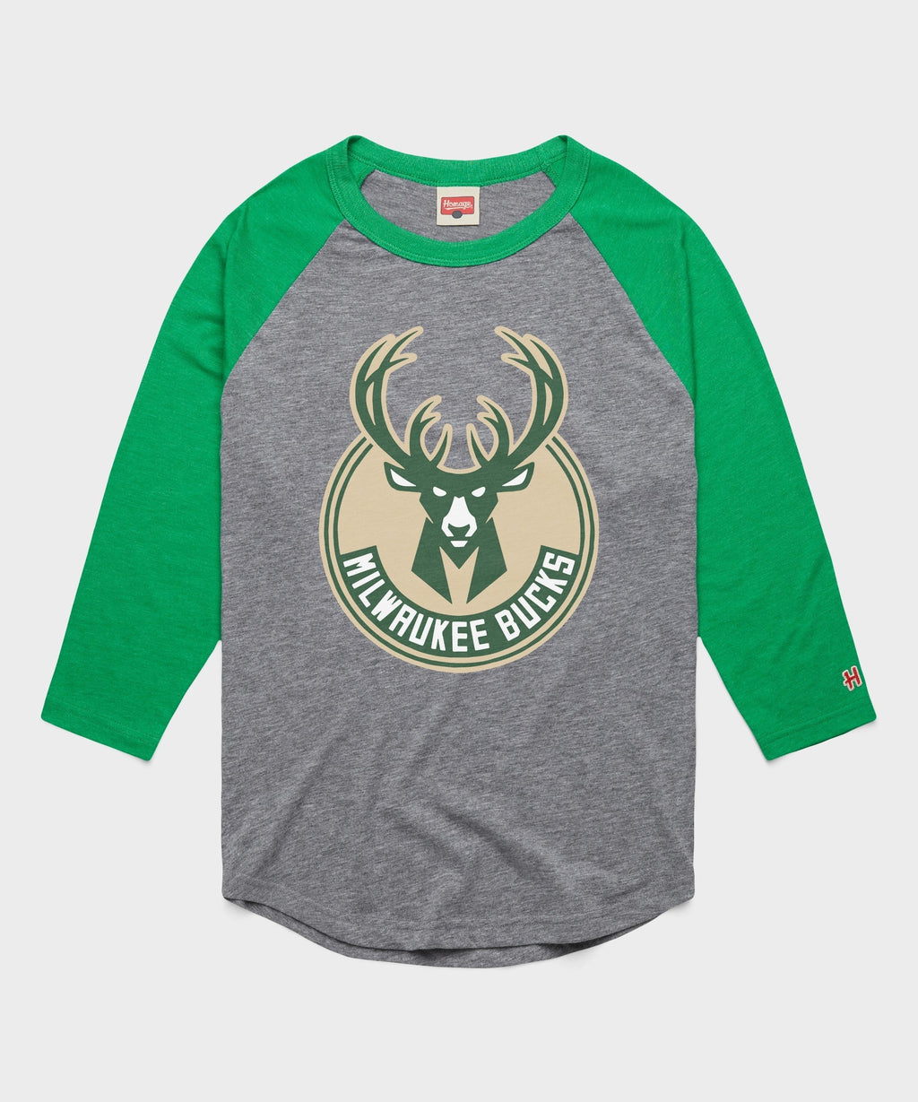 Milwaukee Bucks Logo Raglan product image 1