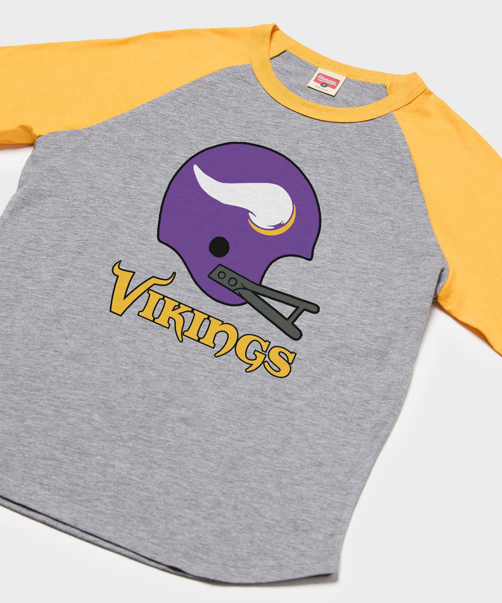 Minnesota Vikings Big Helmet Raglan product image 2