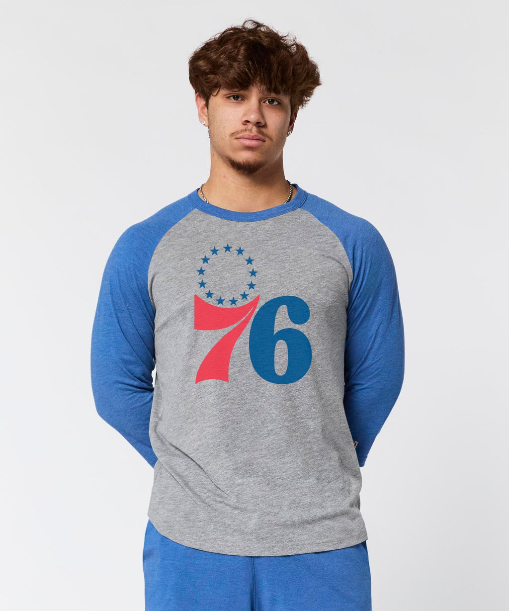 Philadelphia 76ers Logo Raglan product image 3