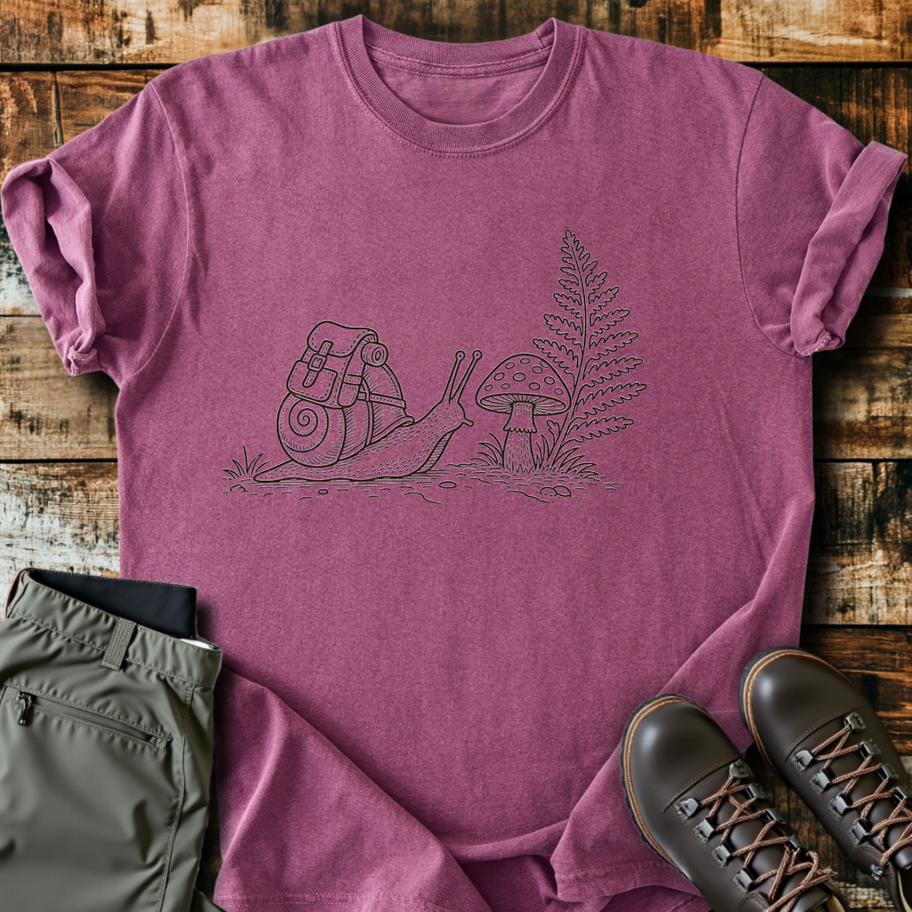 Snail With A Backpack T-Shirt