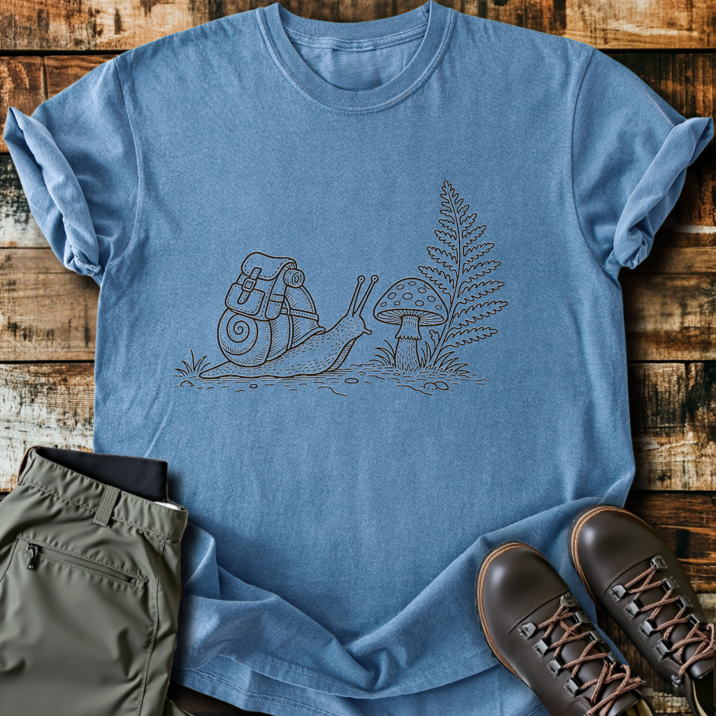 Snail With A Backpack T-Shirt