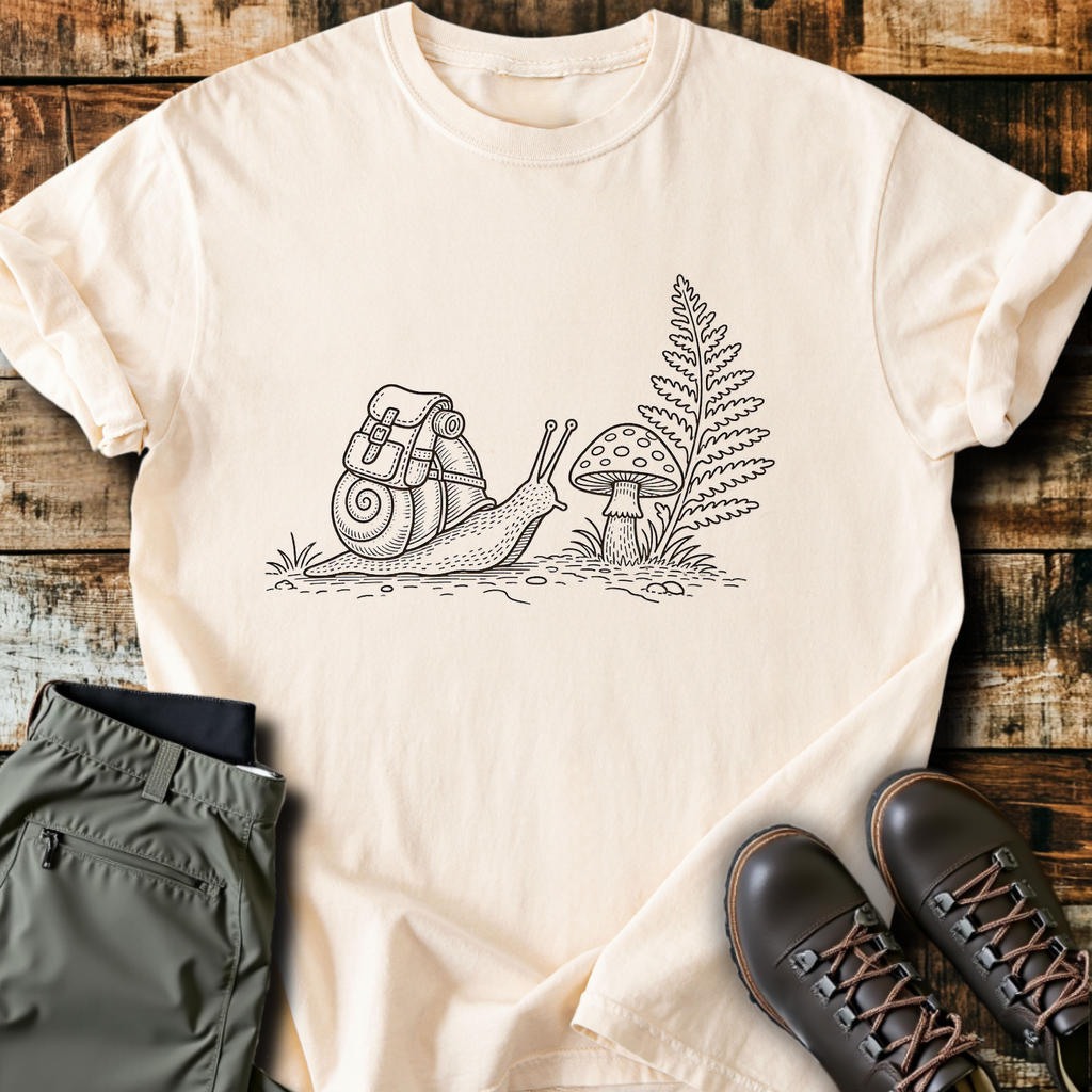 Snail With A Backpack T-Shirt
