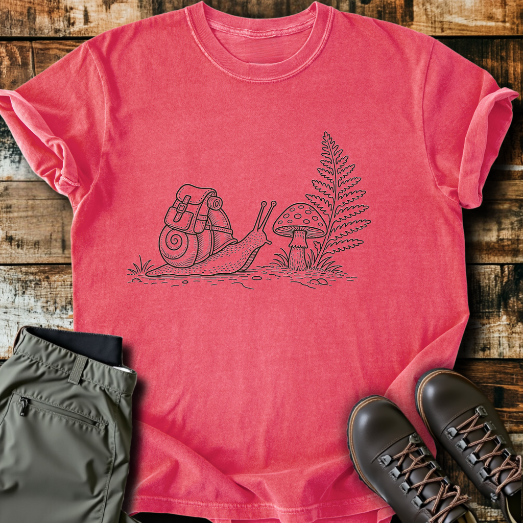 Snail With A Backpack T-Shirt