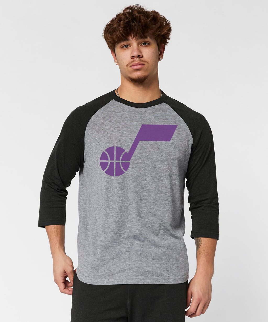 Utah Jazz Logo Raglan product image 3