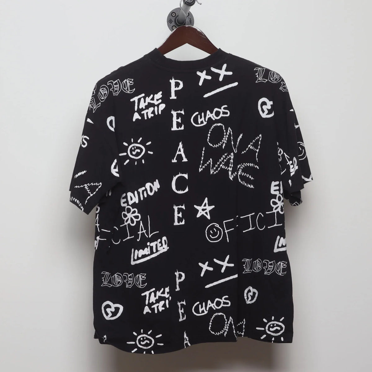 Vintage 1990s Graffiti Art "Chaos & Peace" All Over Print product image 2