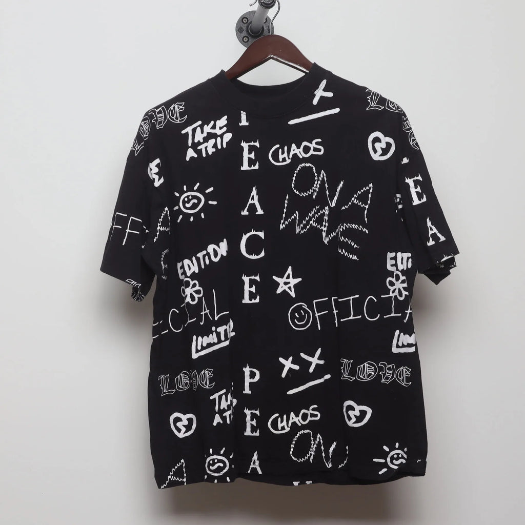 Vintage 1990s Graffiti Art "Chaos & Peace" All Over Print product image 1