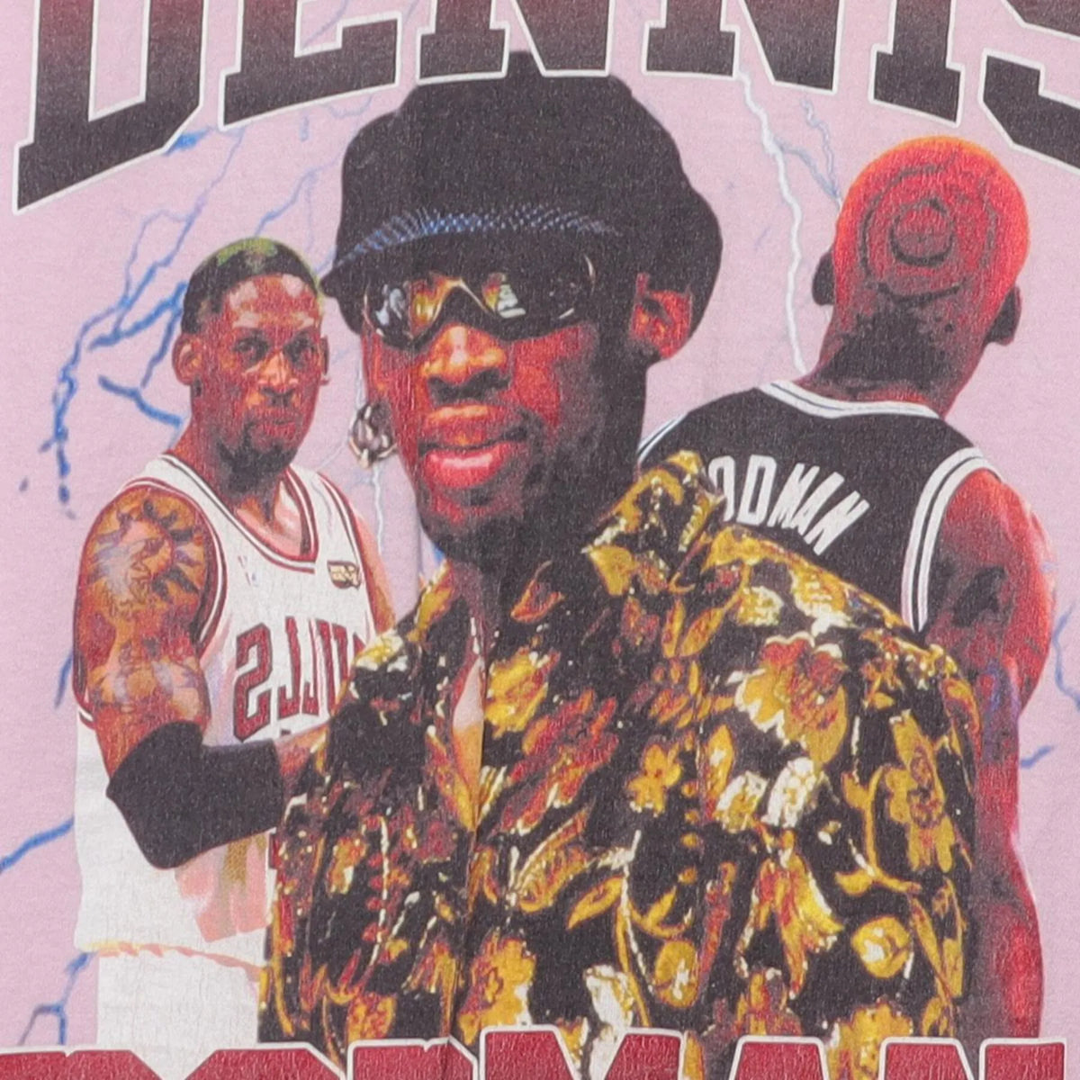 Vintage 1990s Style Dennis Rodman "The Worm" Bootleg product image 3