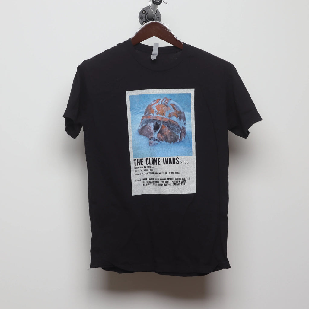 Vintage 2000s Star Wars Clone Wars Movie Poster Tee S