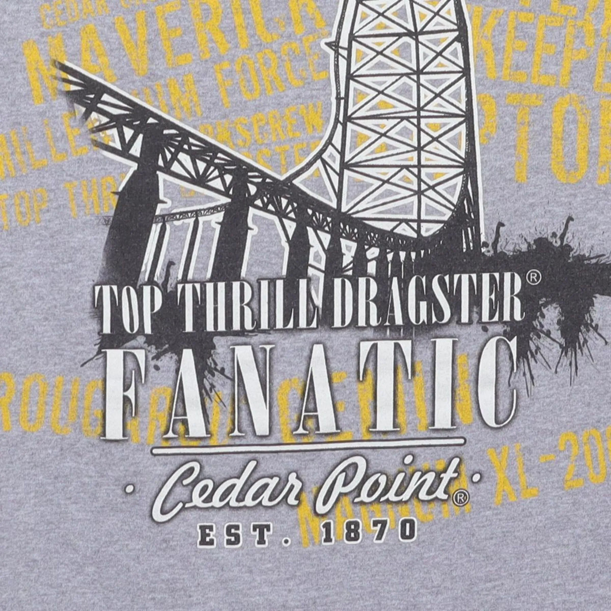 Vintage Y2K Cedar Point "Top Thrill Dragster Coaster product image 3