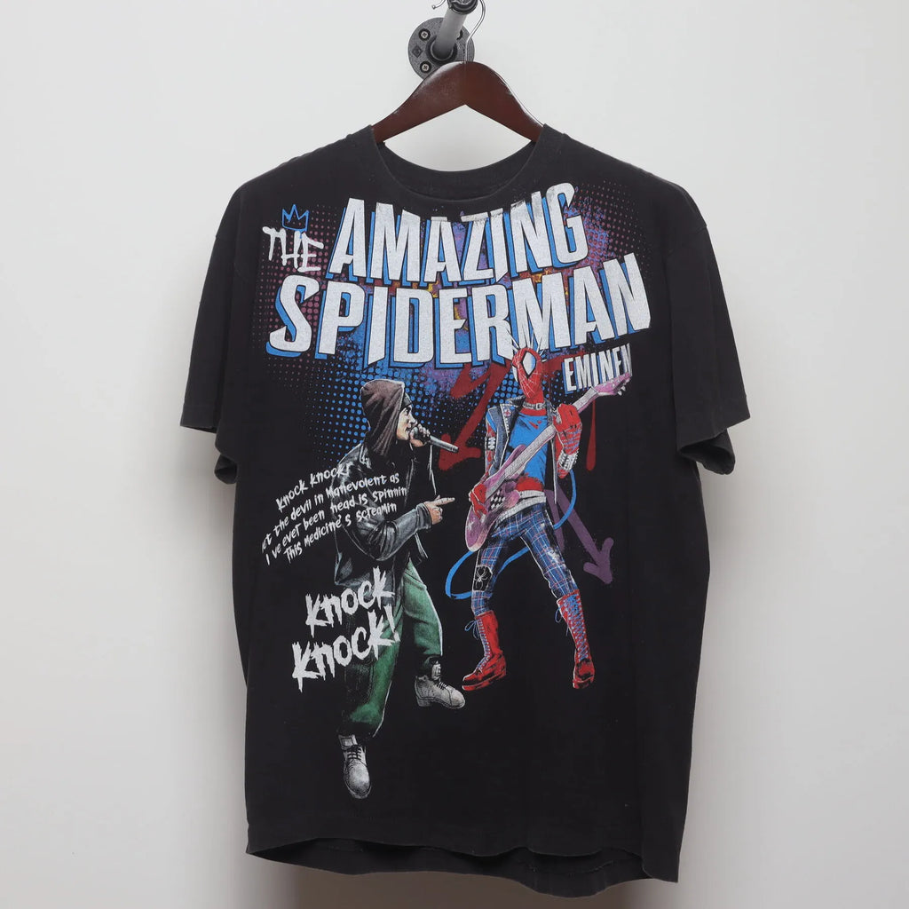 Vintage Y2K Eminem & Spider-Man "Marvel Comics Bootleg Rap product image 1