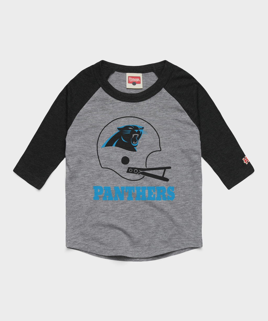 Youth Carolina Panthers Big Helmet Raglan product image 1
