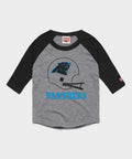 Youth Carolina Panthers Big Helmet Raglan product image 1