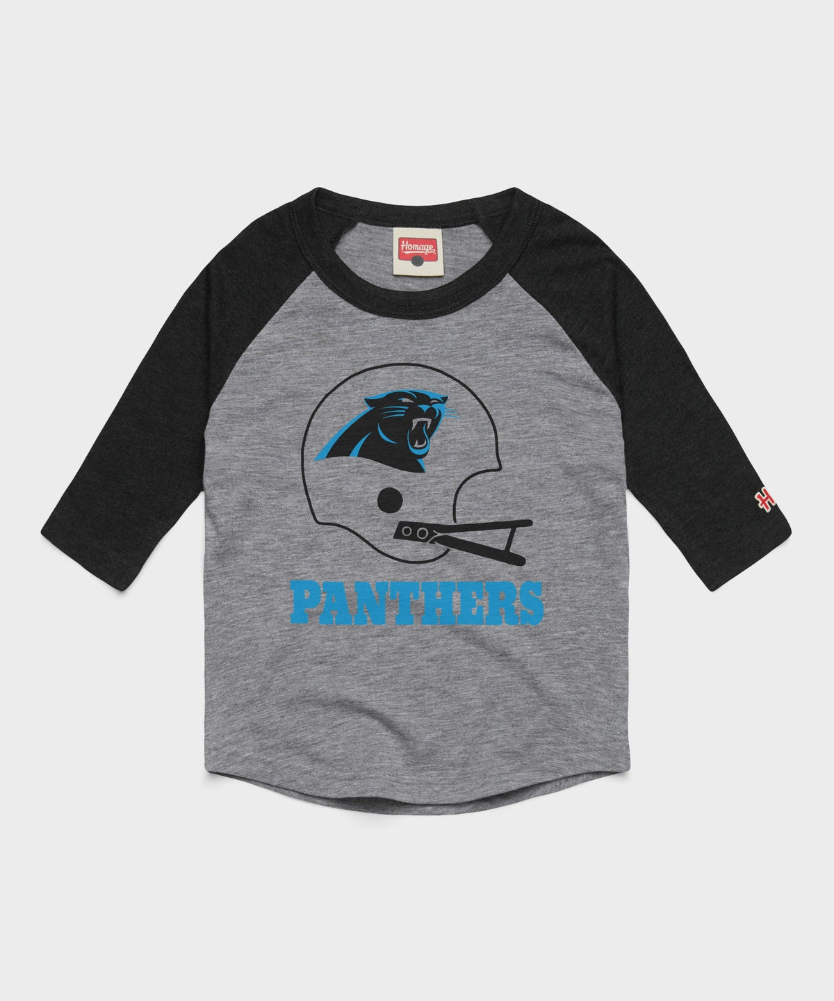 Youth Carolina Panthers Big Helmet Raglan product image 1