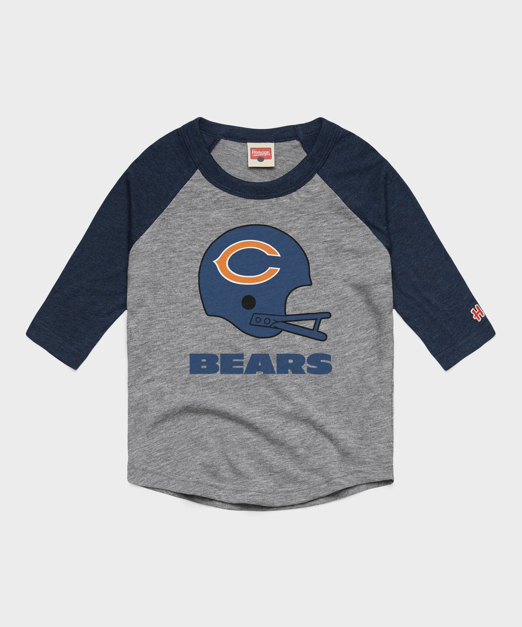 Youth Chicago Bears Big Helmet Raglan product image 1