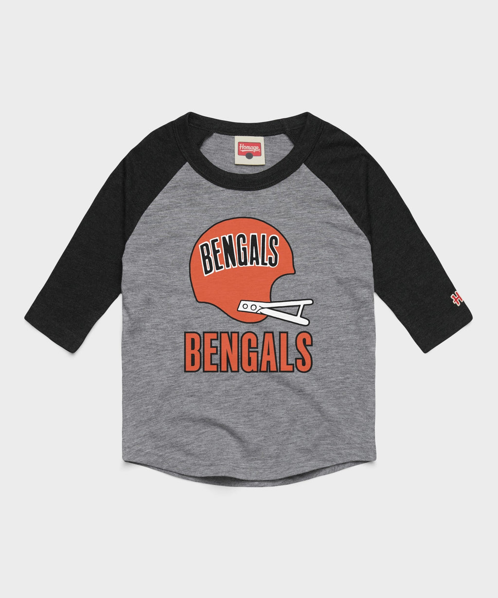 Youth Cincinnati Bengals Big Helmet Raglan product image 1