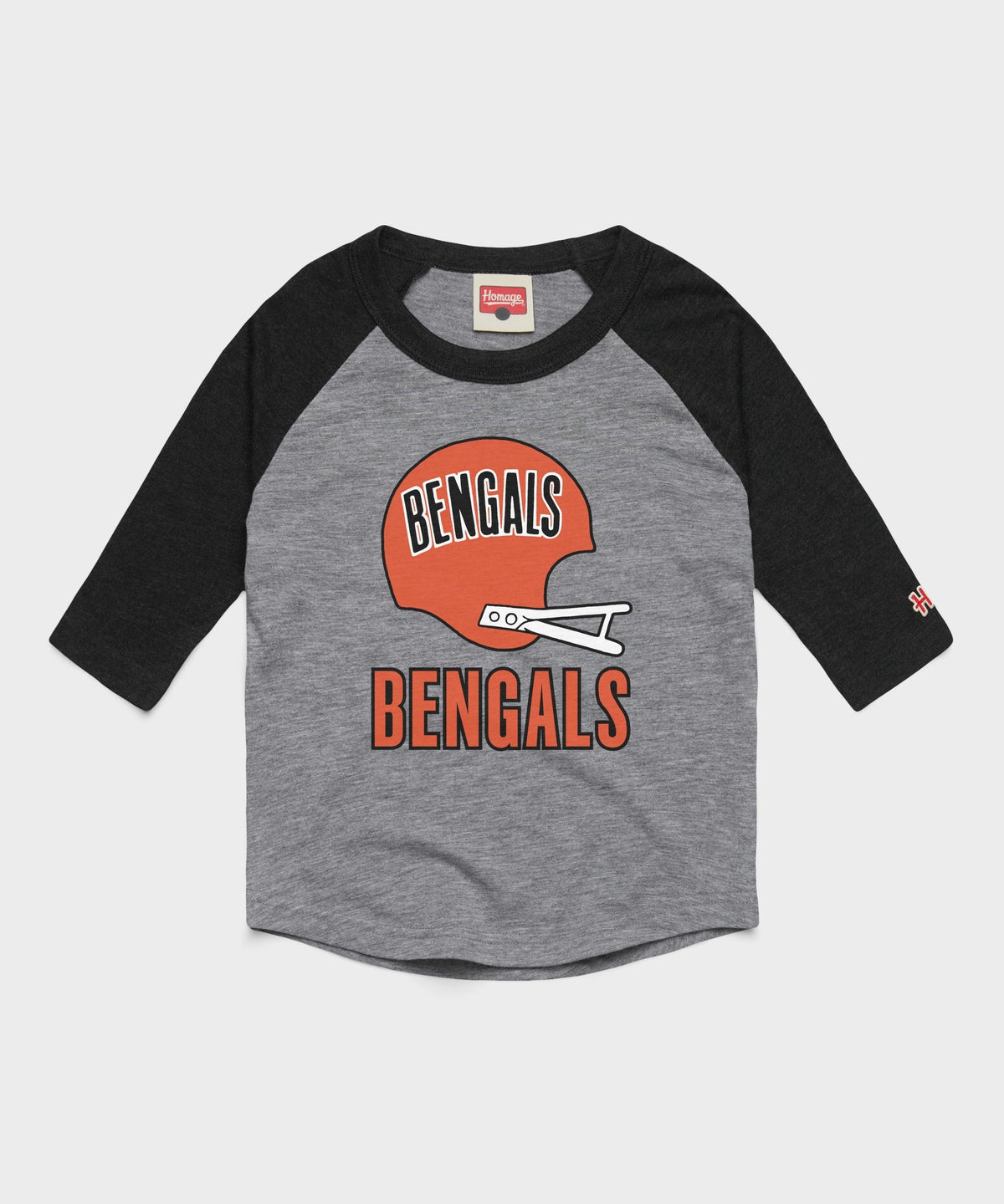 Youth Cincinnati Bengals Big Helmet Raglan product image 1