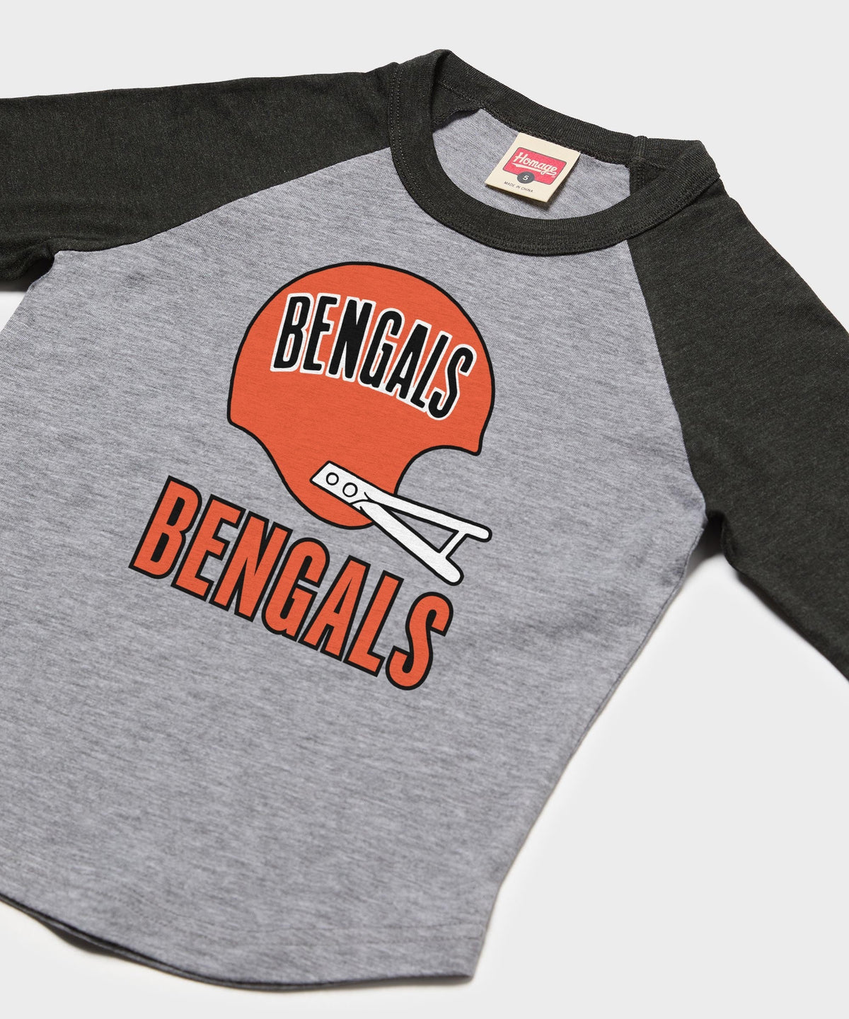 Youth Cincinnati Bengals Big Helmet Raglan product image 2